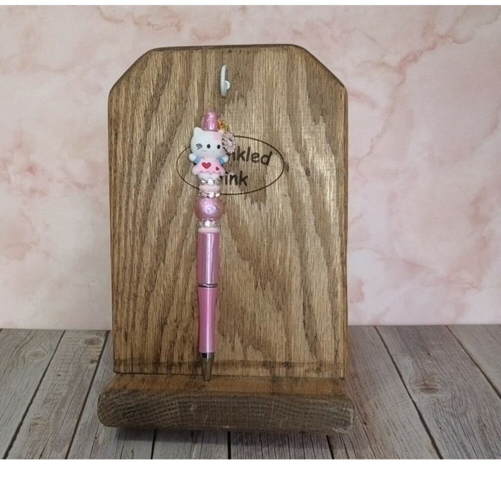#HK-857 Handmade Beaded Pen Hello Kitty